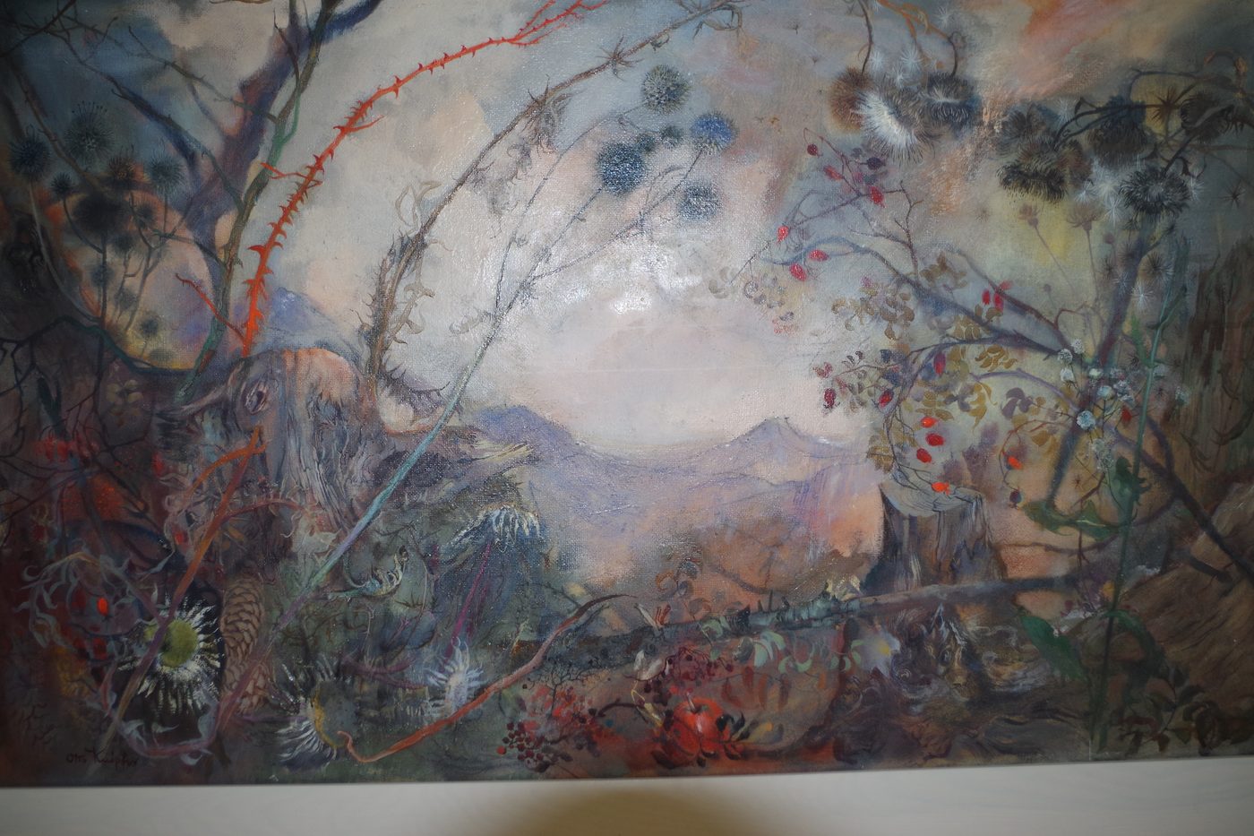 Disteln vor den Drei Gleichen