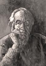 Otto Knöpfer, Selbstporträt als älterer Mann