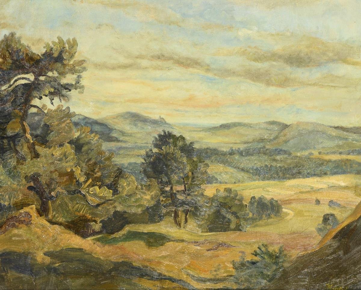 Thüringer Landschaft im Gebiet der Drei Gleichen