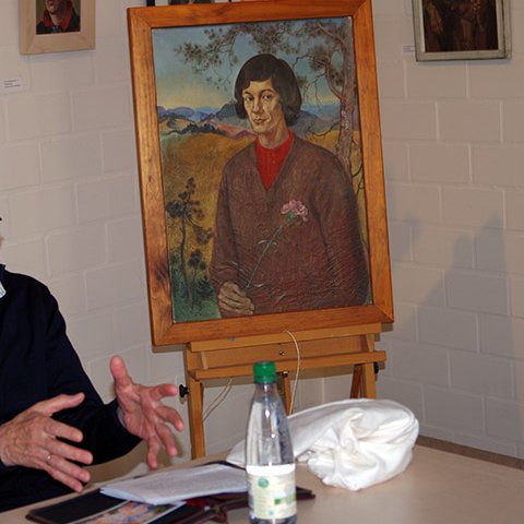 Bildnis einer jungen Frau mit Nelke