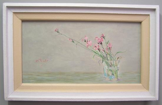 Glas mit Steinnelken